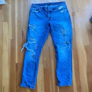 Low rise Boyfriend jeans